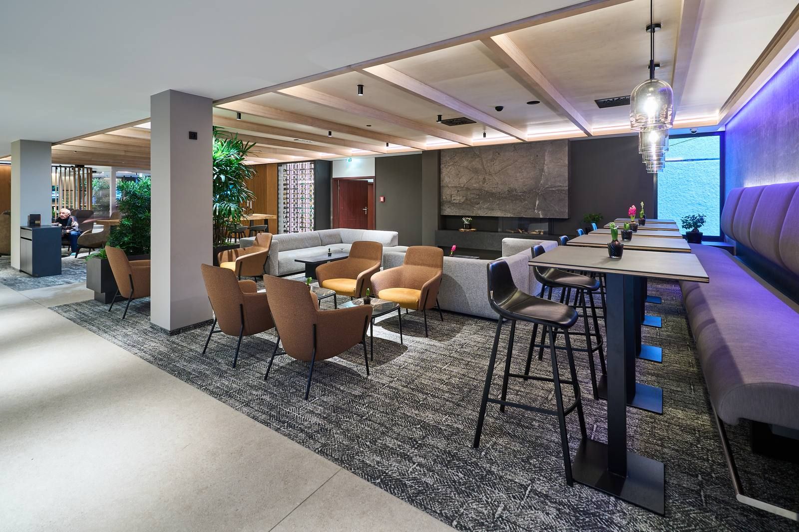 Lounge — posezení se zelení